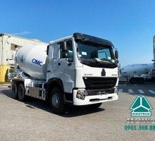 XE BỒN TRỘN BÊ TÔNG HOWO 10 KHỐI